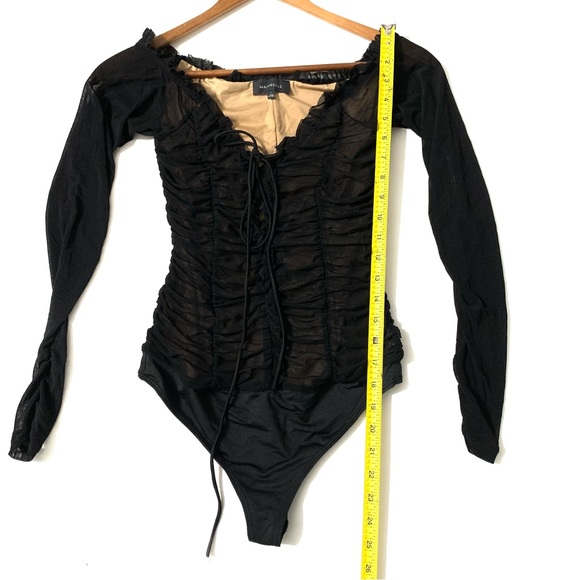 Revolve Majorelle Cleo Bodysuit One Piece Tie Front - Picture 13 of 14